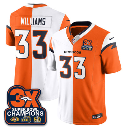 DEN 3-Time Champions Patch Vapor Limited Split Jersey