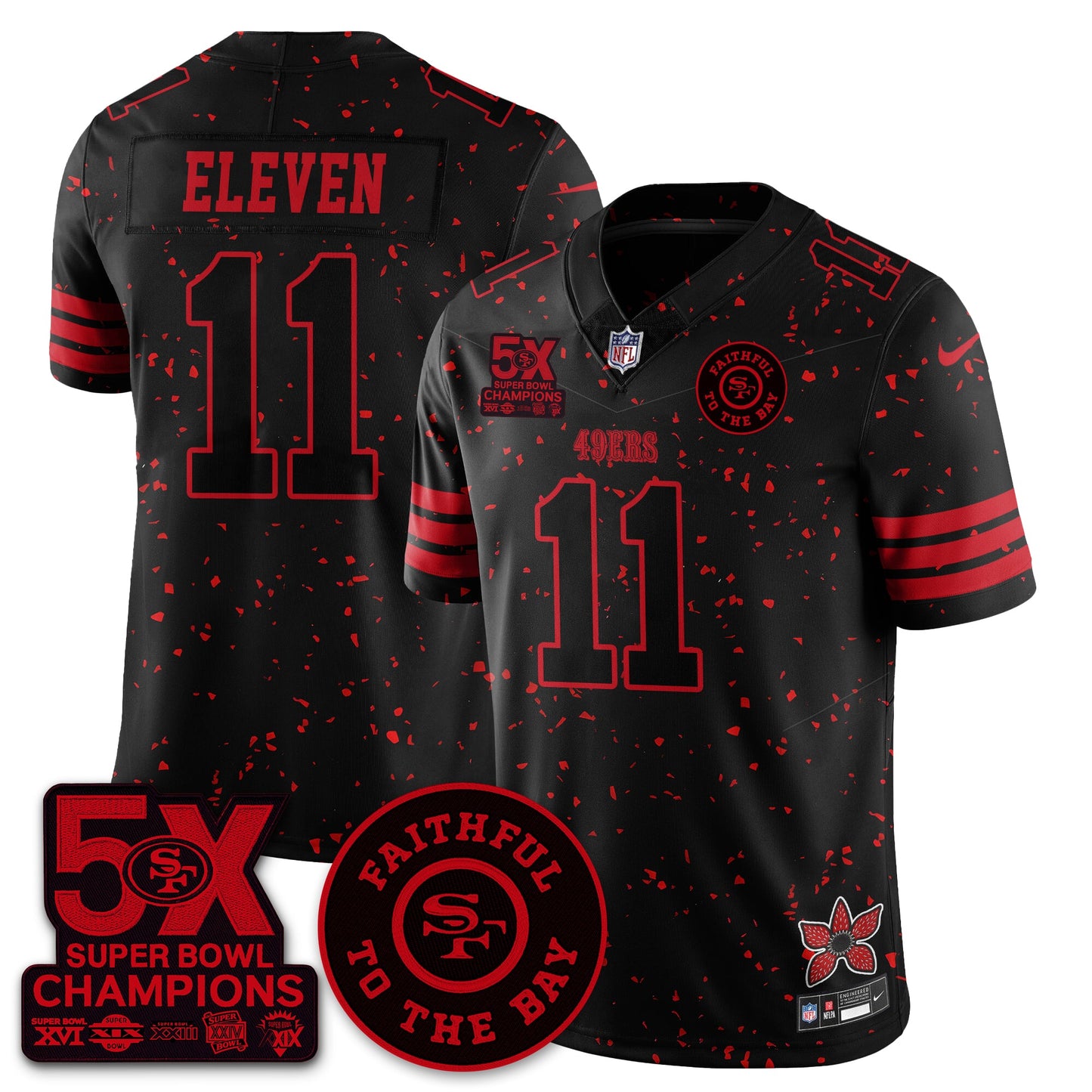 SF 'Stranger Things Edition' Vapor Limited Jersey - All Stitched