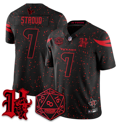 HOU 'Stranger Things Edition' Vapor Limited Jersey - All Stitched