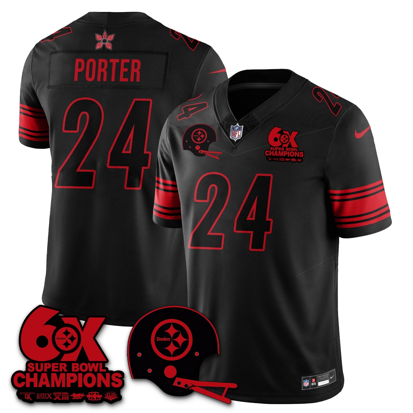 PIT 'Stranger Things Edition' Vapor Limited Jersey - All Stitched