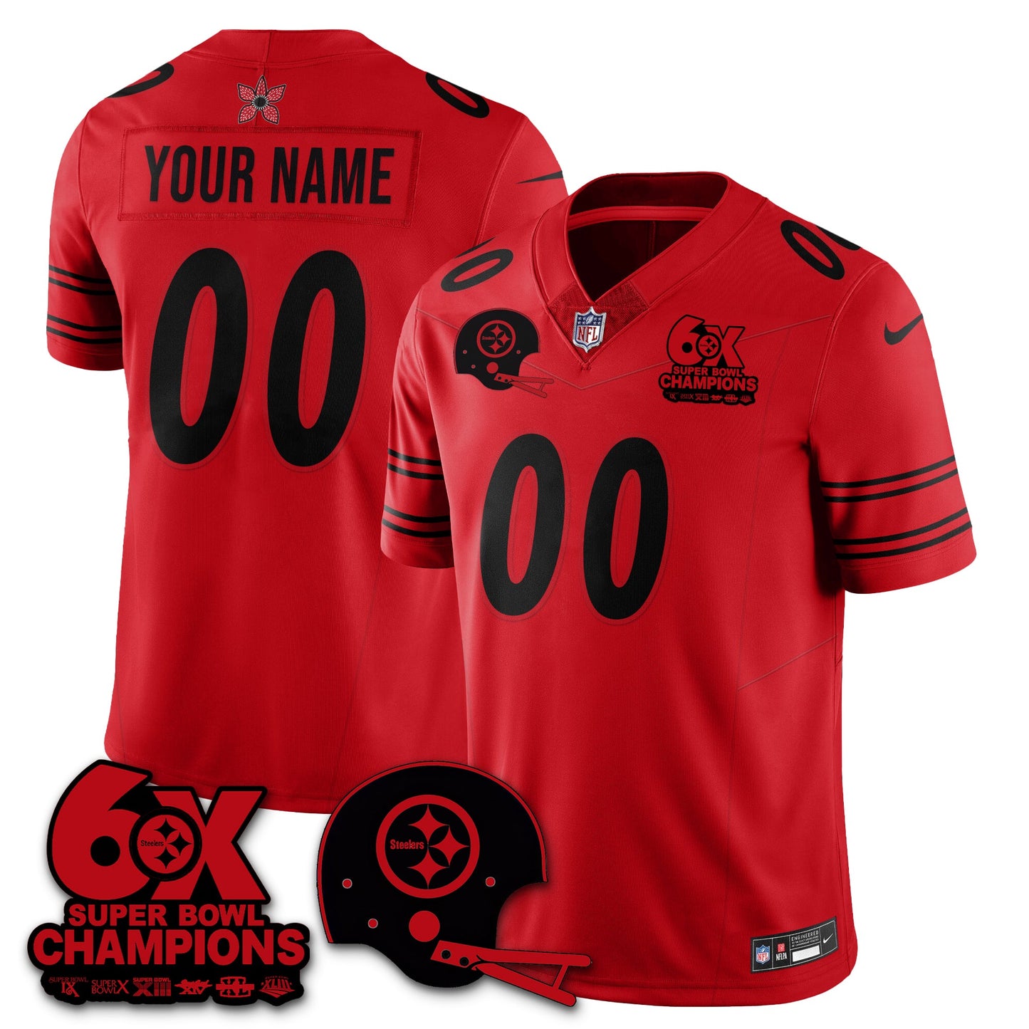 PIT 'Stranger Things Edition' Vapor Limited Custom Jersey - All Stitched