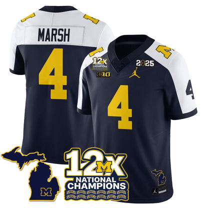 MICH 12x-Time National Champions Vapor Limited Football Jersey