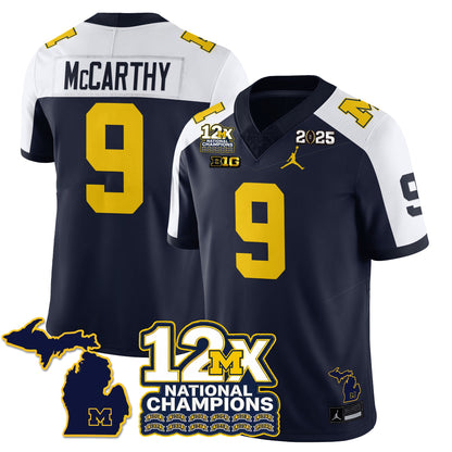 MICH 12x-Time National Champions Vapor Limited Football Jersey