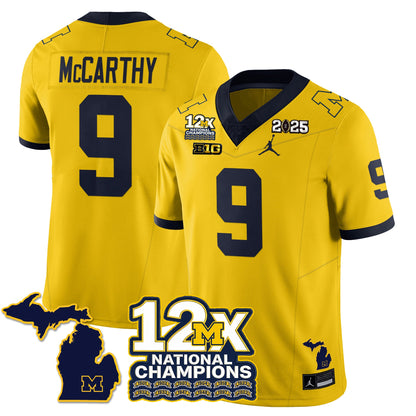 MICH 12x-Time National Champions Vapor Limited Football Jersey