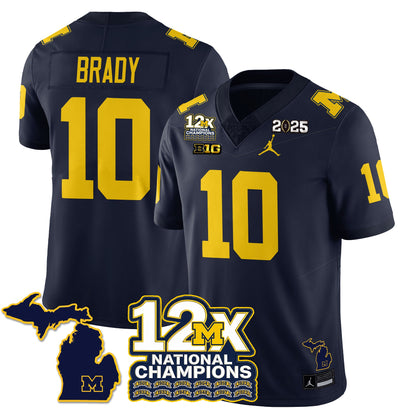 MICH 12x-Time National Champions Vapor Limited Football Jersey