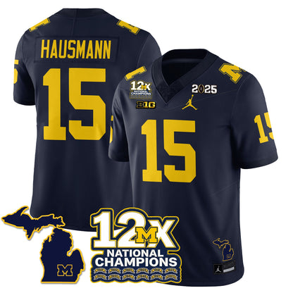 MICH 12x-Time National Champions Vapor Limited Football Jersey