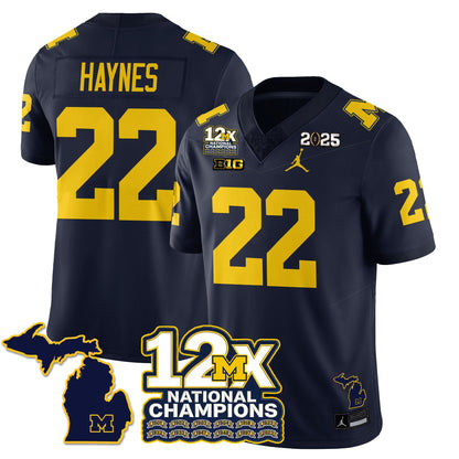 MICH 12x-Time National Champions Vapor Limited Football Jersey