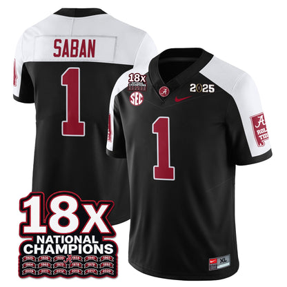 BAMA 18x-Time National Champions Vapor Limited Football Jersey - All Stitched