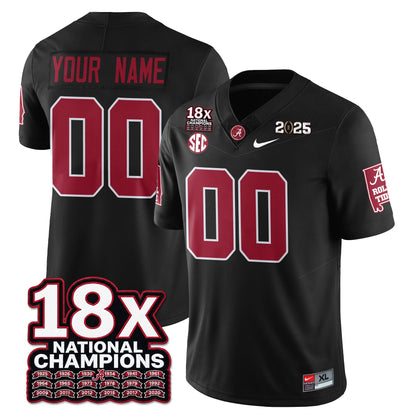 BAMA 18x-Time National Champions Vapor Limited Football Jersey - All Stitched