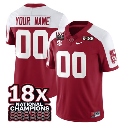BAMA 18x-Time National Champions Vapor Limited Football Jersey - All Stitched