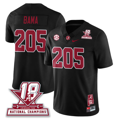 BAMA 18x-Time National Champions Vapor Limited Jersey - All Stitched
