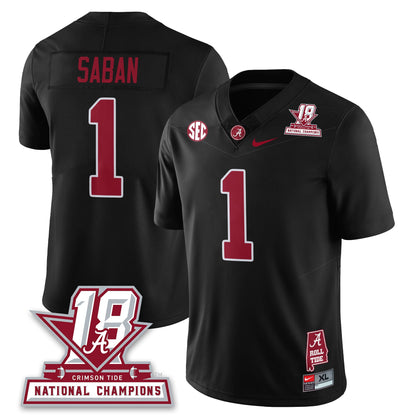 BAMA 18x-Time National Champions Vapor Limited Jersey - All Stitched