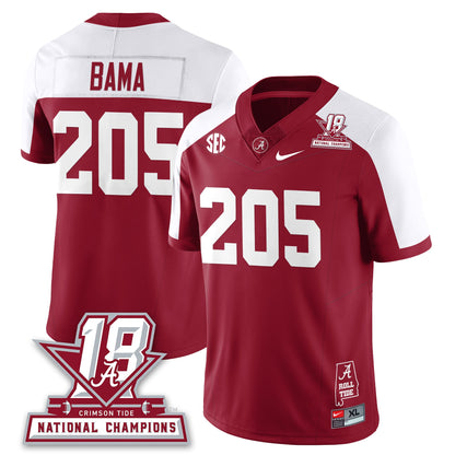BAMA 18x-Time National Champions Vapor Limited Jersey - All Stitched