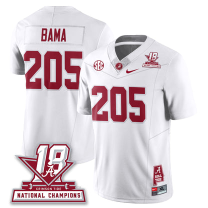 BAMA 18x-Time National Champions Vapor Limited Jersey - All Stitched