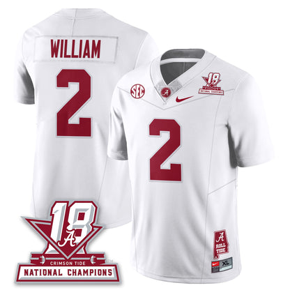 BAMA 18x-Time National Champions Vapor Limited Jersey - All Stitched