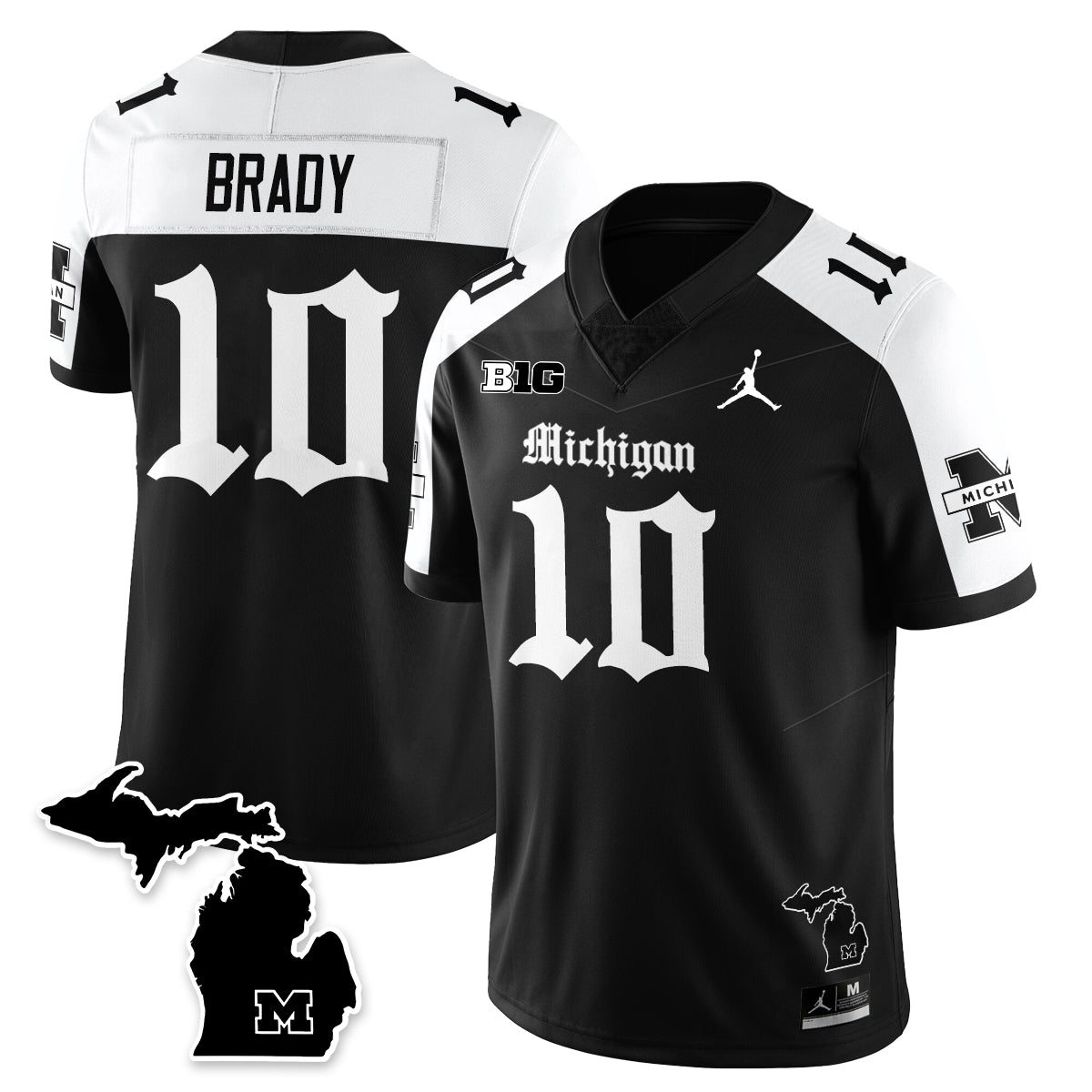 MICH Gothic Vapor Limited Football Jersey