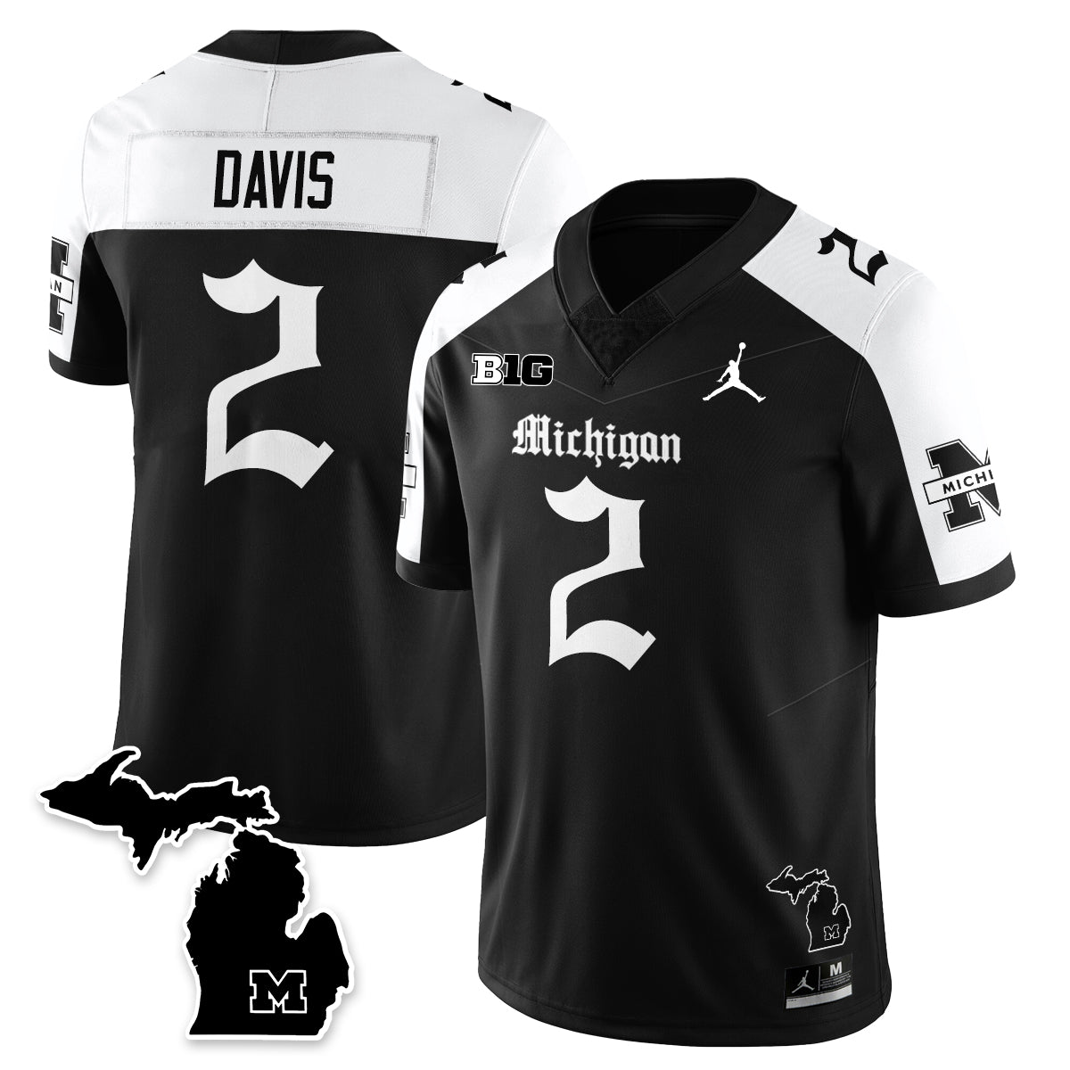 MICH Gothic Vapor Limited Football Jersey