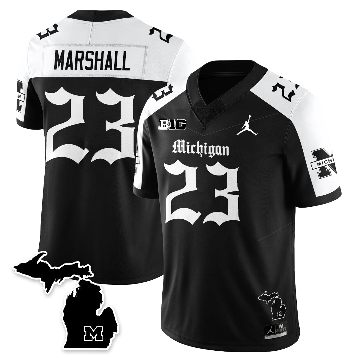 MICH Gothic Vapor Limited Football Jersey