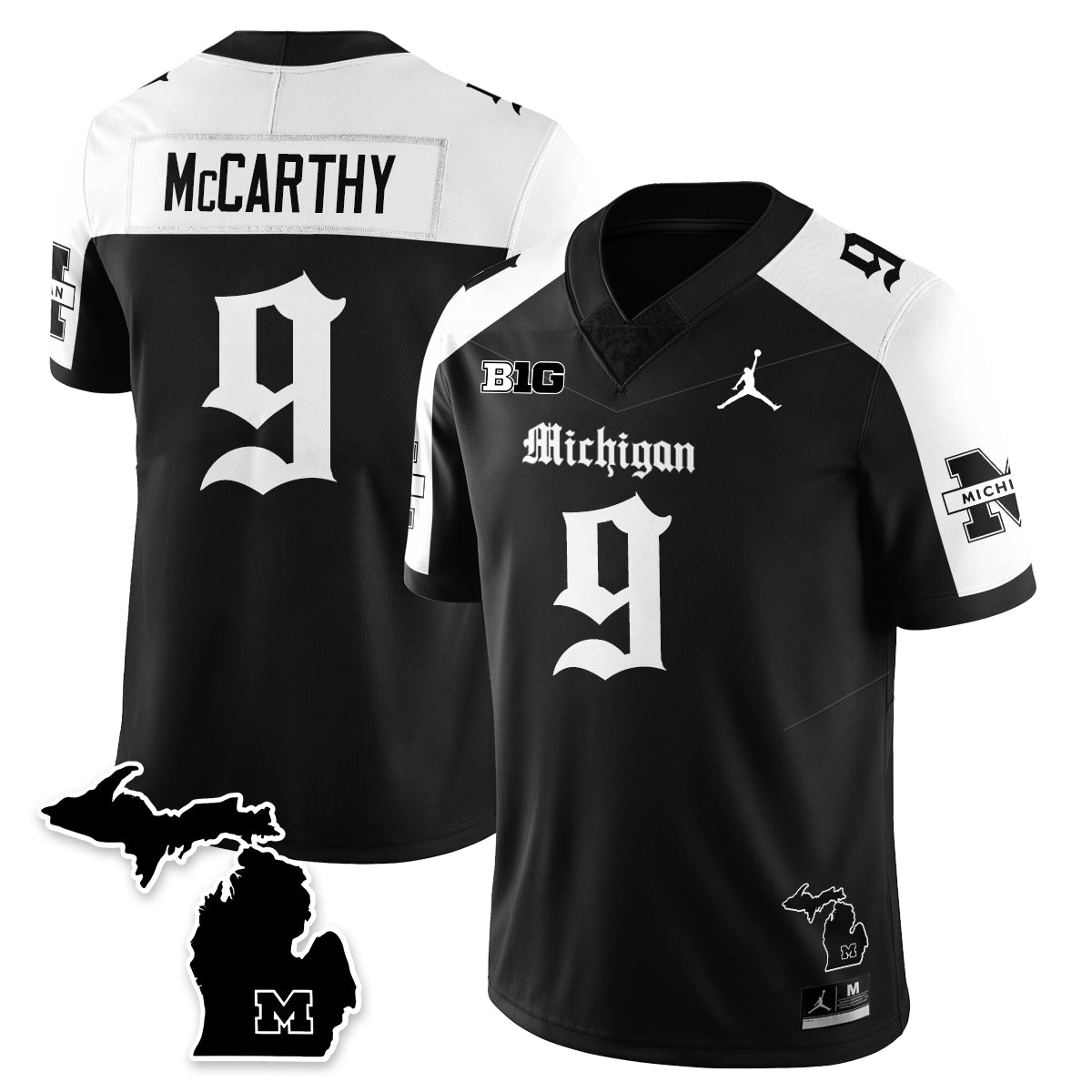 MICH Gothic Vapor Limited Football Jersey