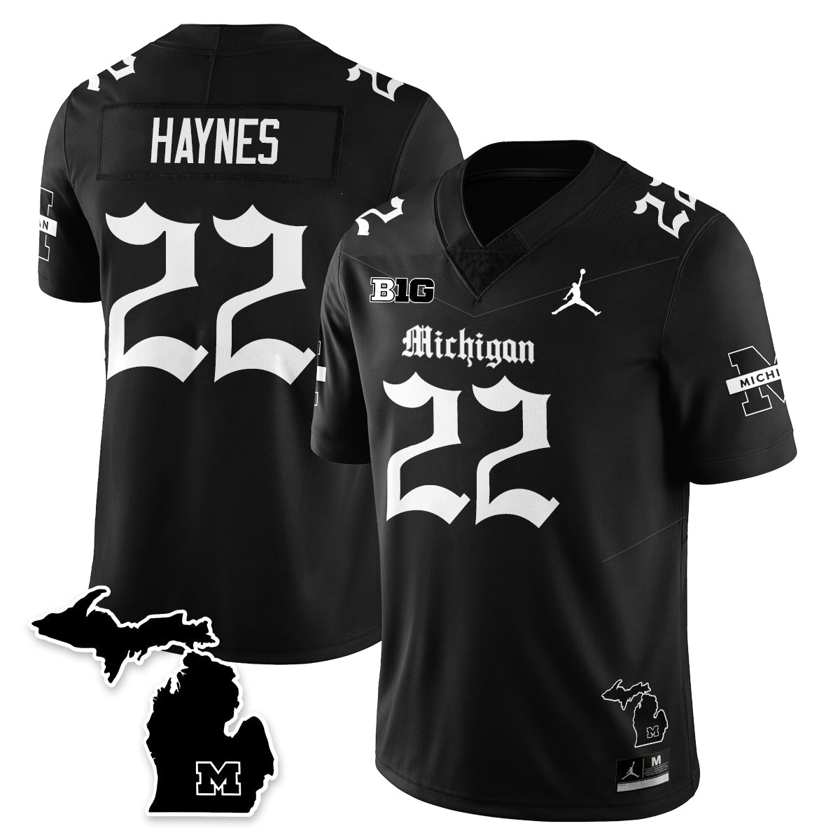 MICH Gothic Vapor Limited Football Jersey