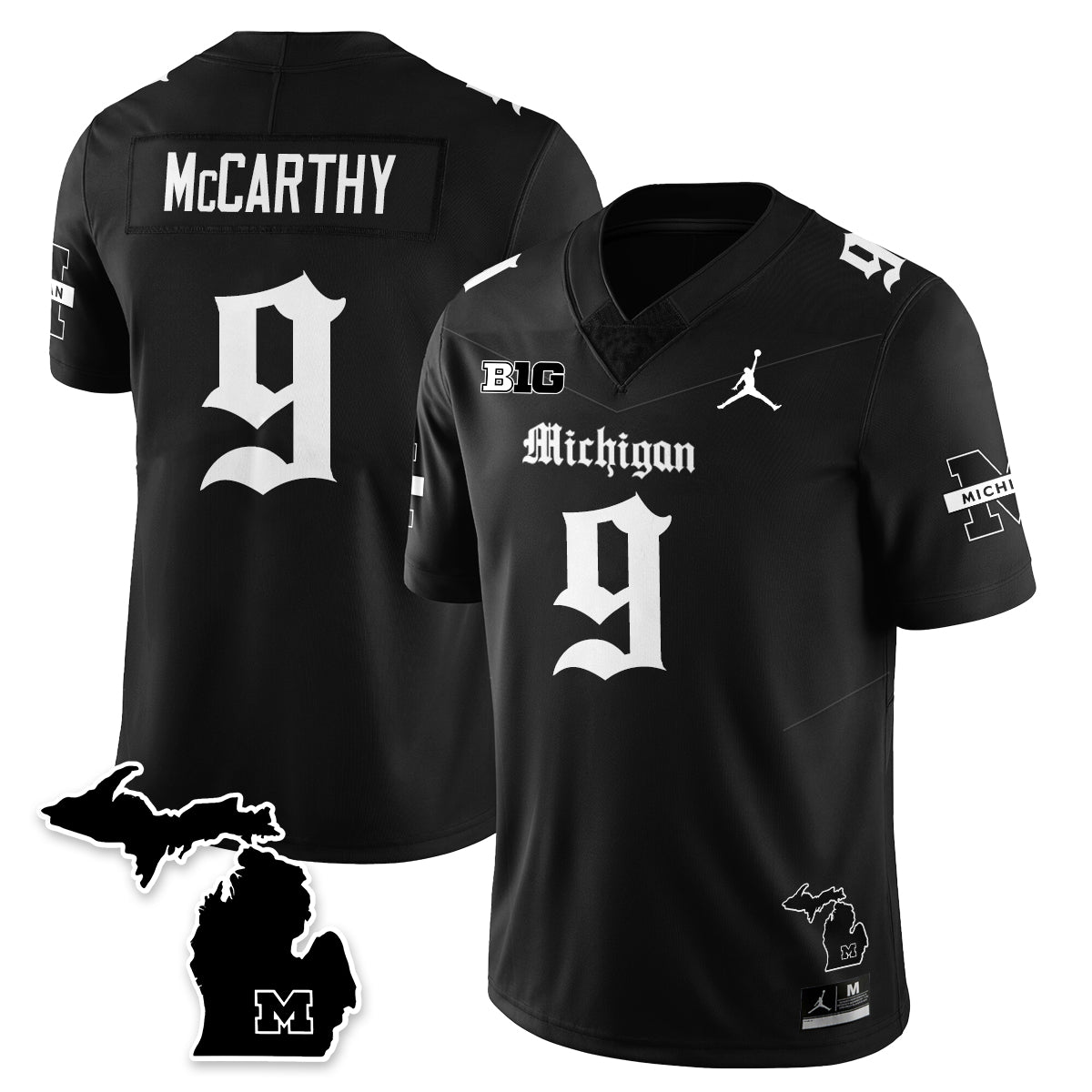 MICH Gothic Vapor Limited Football Jersey
