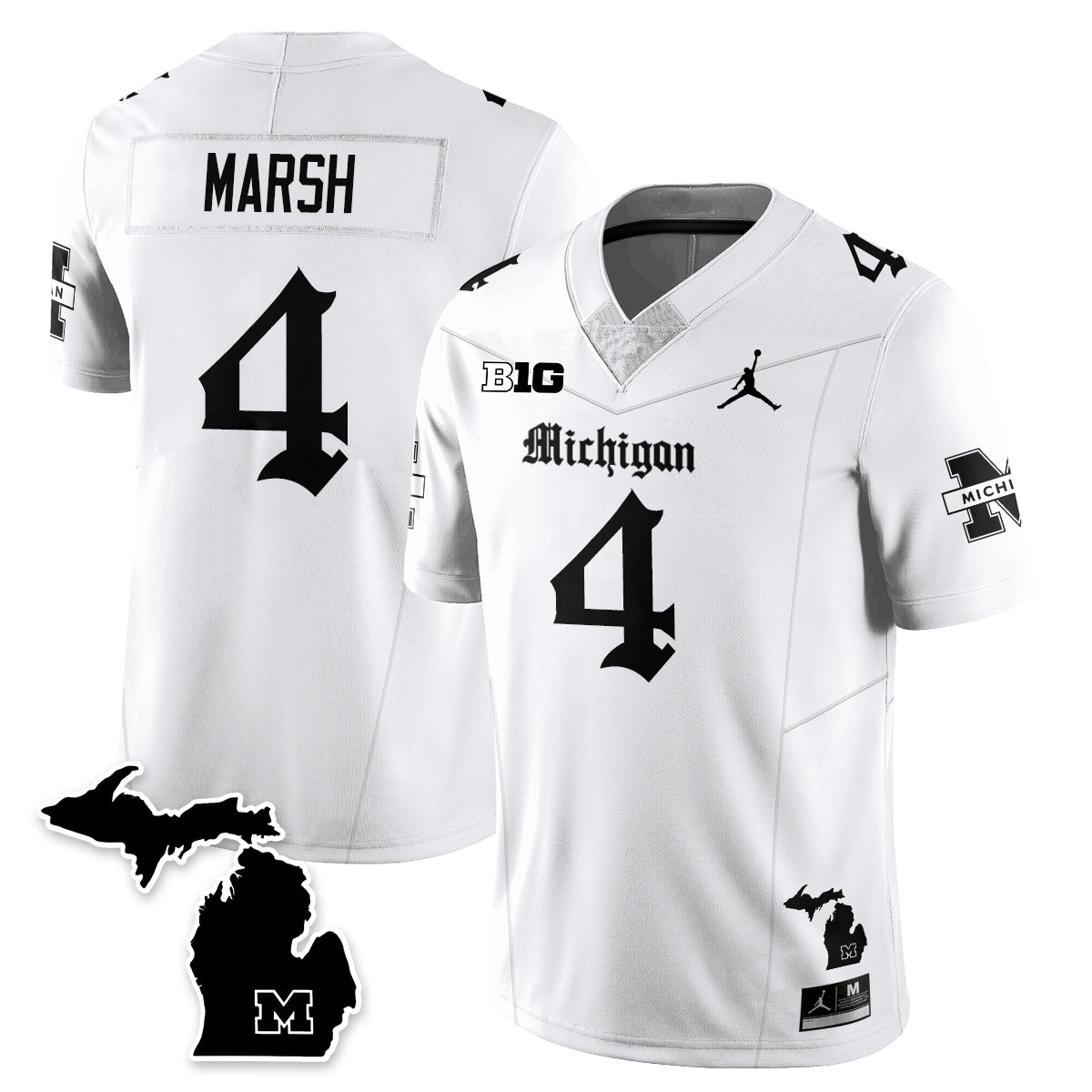 MICH Gothic Vapor Limited Football Jersey
