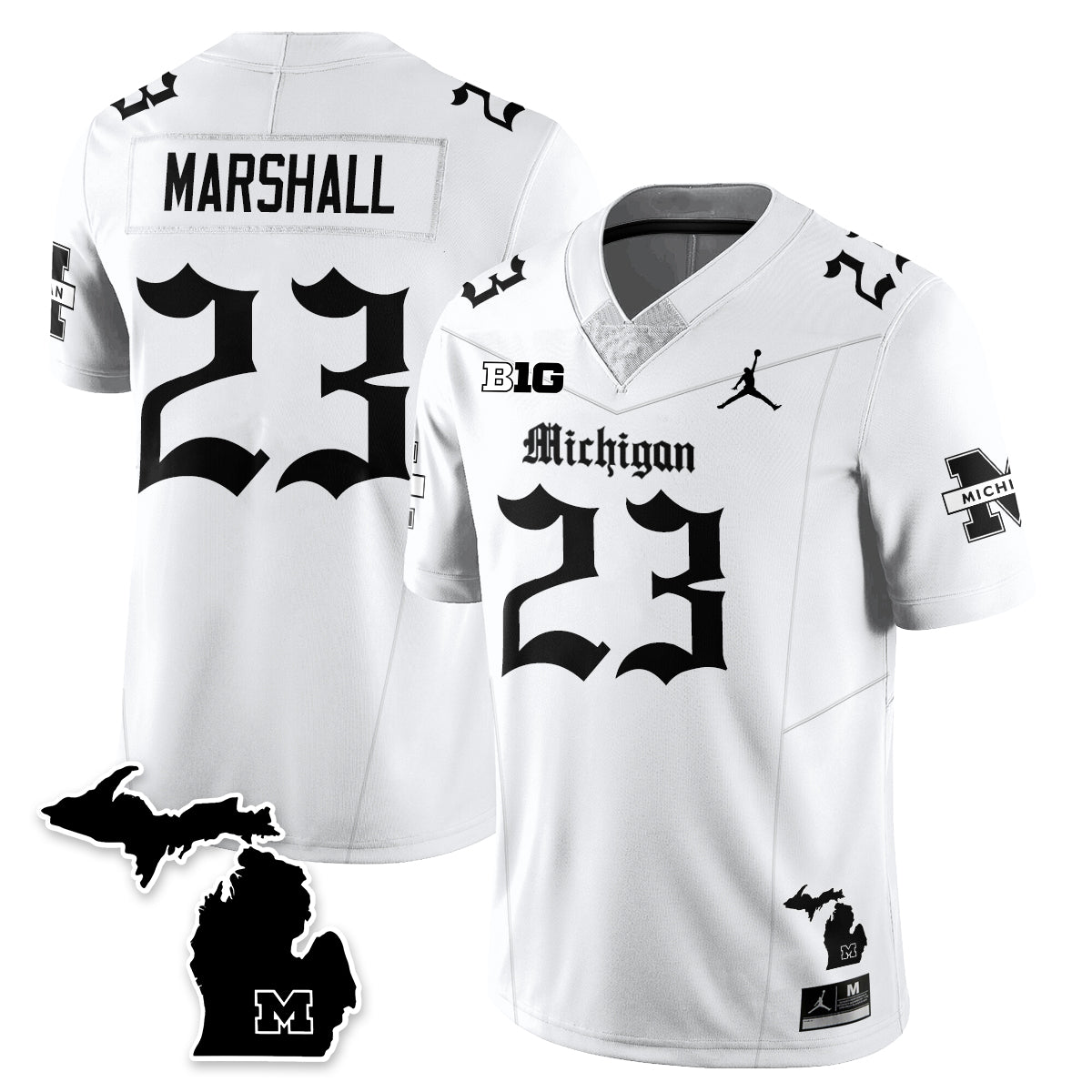 MICH Gothic Vapor Limited Football Jersey