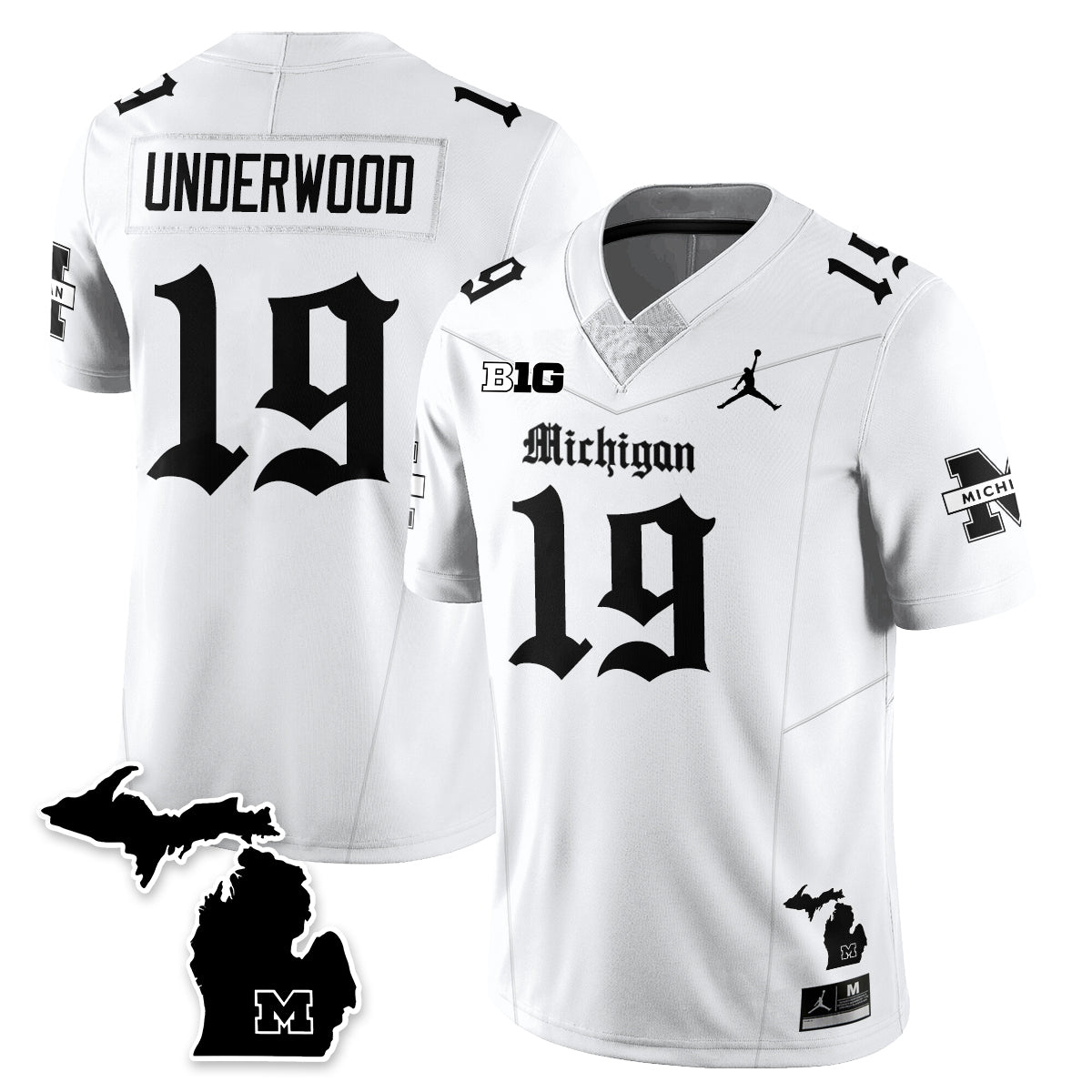 MICH Gothic Vapor Limited Football Jersey