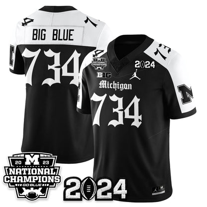 MICH Gothic 2023 National Champions Vapor Limited Football Jersey