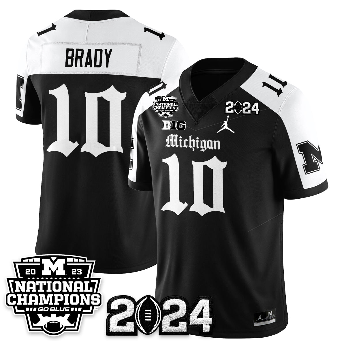 MICH Gothic 2023 National Champions Vapor Limited Football Jersey