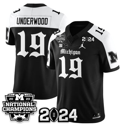 MICH Gothic 2023 National Champions Vapor Limited Football Jersey