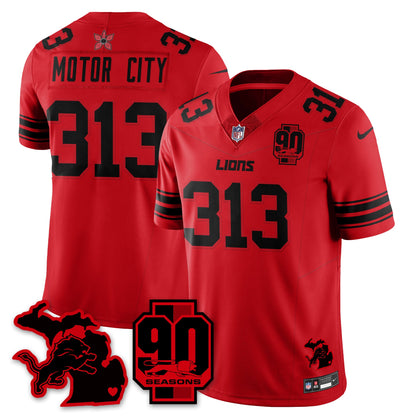 DET 'Stranger Things Edition' Vapor Limited Jersey - All Stitched