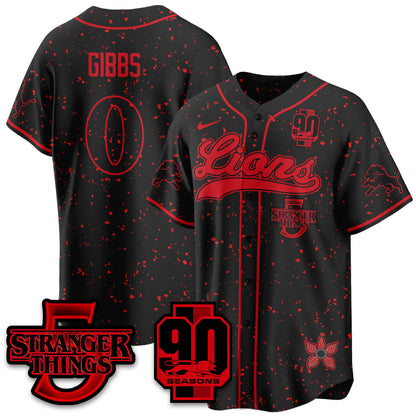 DET 'Stranger Things Edition' Vapor Limited Baseball Jersey - All Stitched
