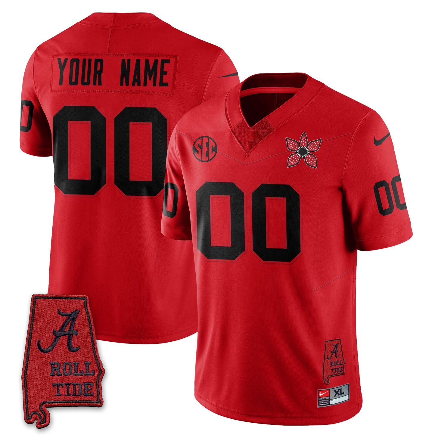 Custom BAMA 'Stranger Things Edition' Vapor Limited Jersey - All Stitched