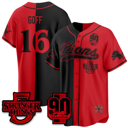 DET 'Stranger Things Edition' Vapor Limited Baseball Jersey - All Stitched