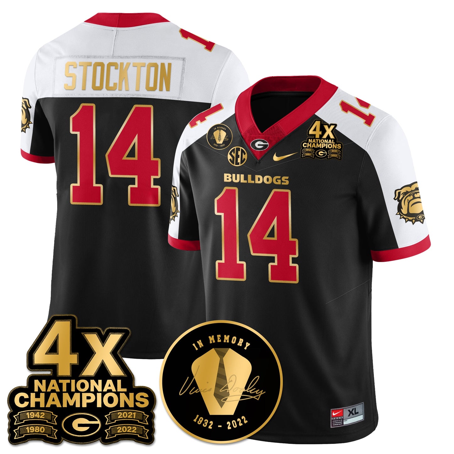 UGA 4x-Time National Champions Vapor Limited Jersey