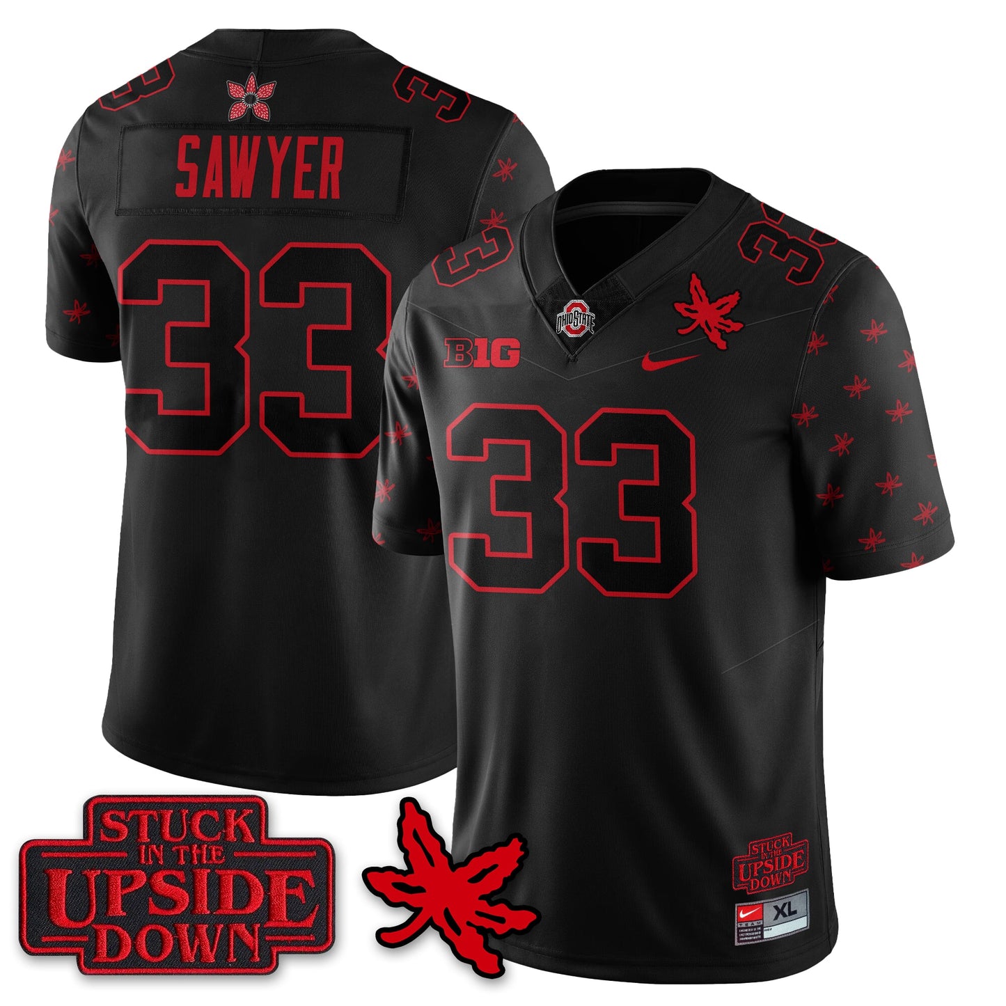 OSU 'Stranger Things Edition' Vapor Limited Jersey - All Stitched