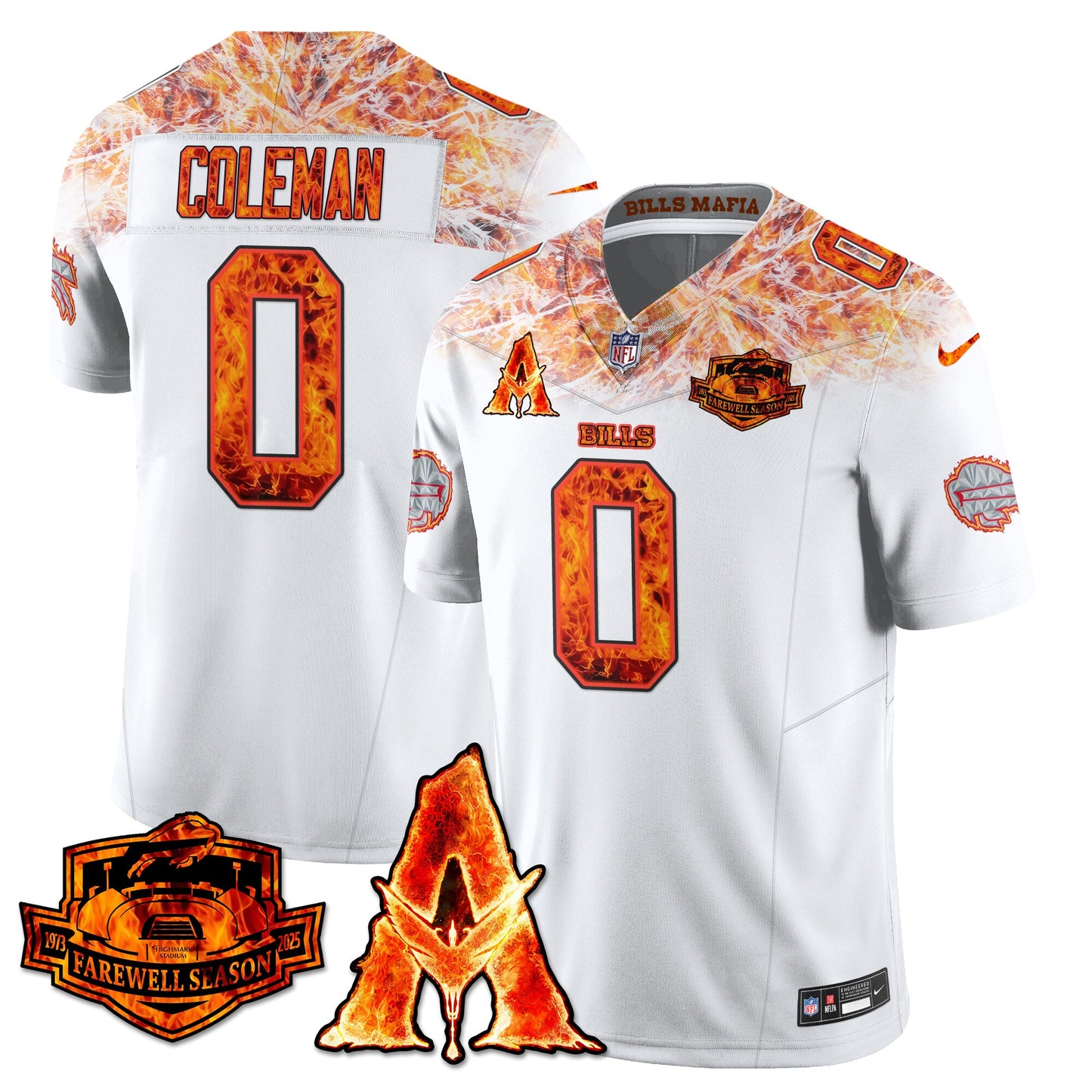 BUF x Avatar 3 Fire and Ash Jersey - Stitched