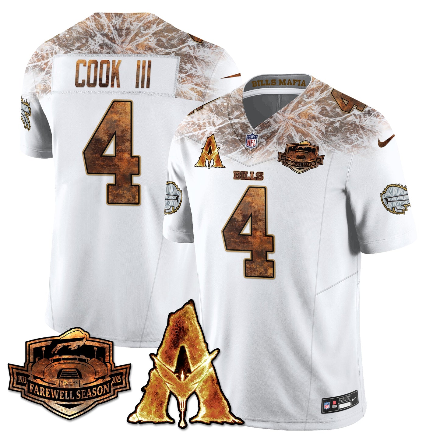 BUF x Avatar 3 Fire and Ash Jersey V2 - Stitched