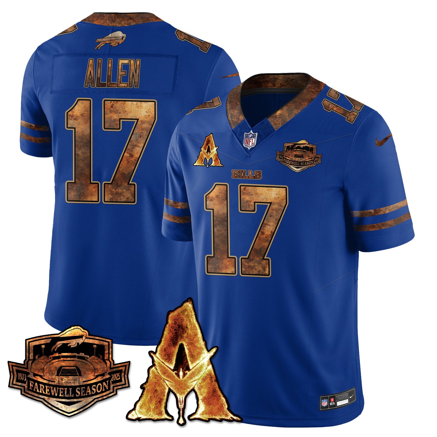 BUF x Avatar 3 Fire and Ash Jersey V2 - Stitched
