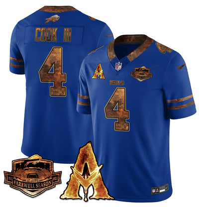 BUF x Avatar 3 Fire and Ash Jersey V2 - Stitched