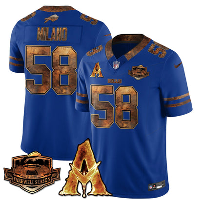 BUF x Avatar 3 Fire and Ash Jersey V2 - Stitched