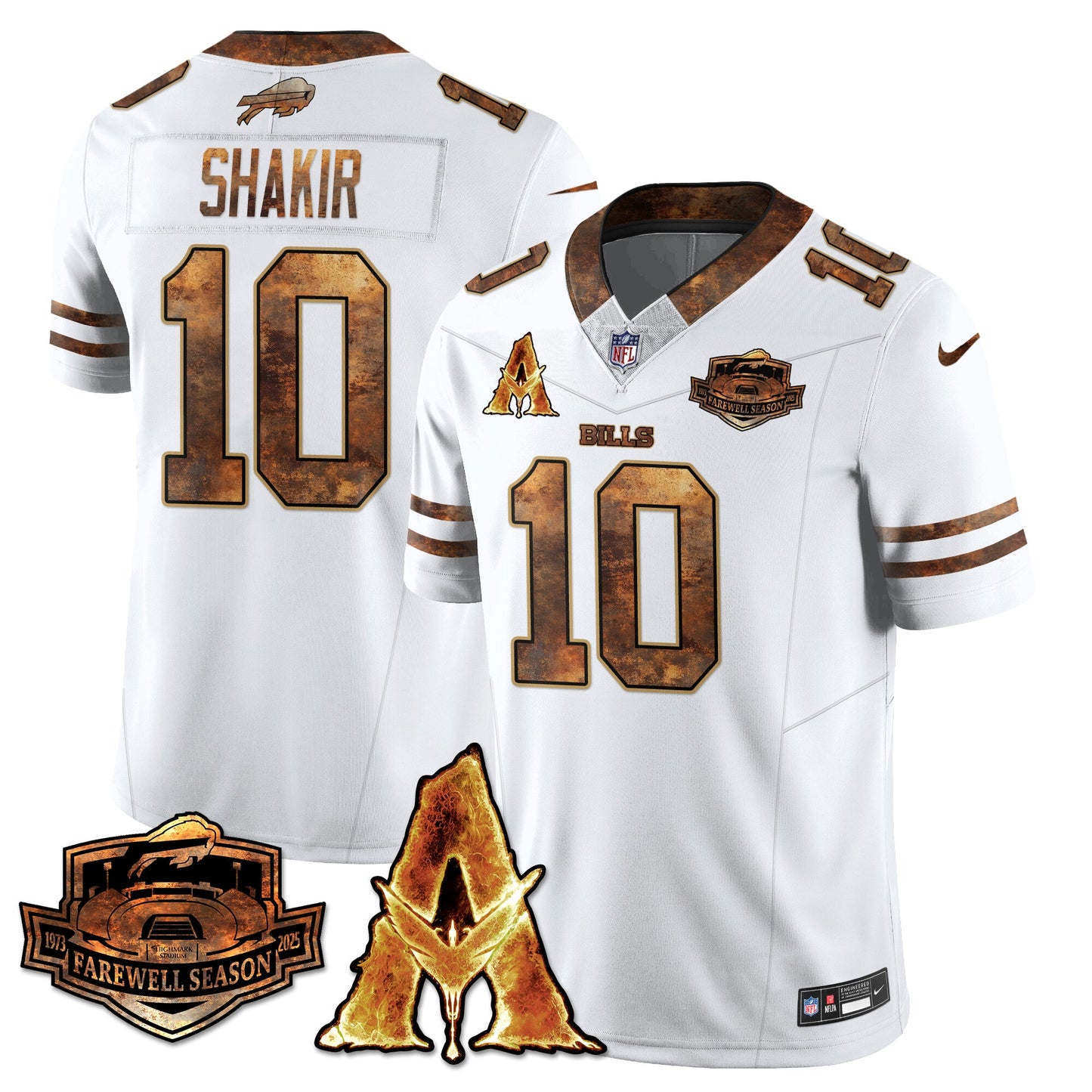 BUF x Avatar 3 Fire and Ash Jersey V2 - Stitched