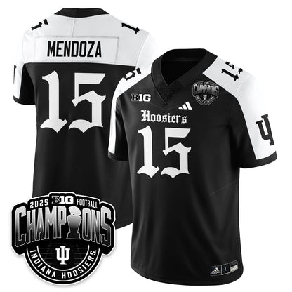 Indiana Hoosiers Gothic Vapor Limited Football Jersey - Big 10 Champions - All Stitched