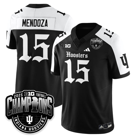 Indiana Hoosiers Gothic Vapor Limited Football Jersey - Big 10 Champions - All Stitched