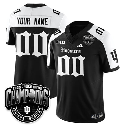 Indiana Hoosiers Gothic Vapor Limited Football Jersey - Big 10 Champions - All Stitched