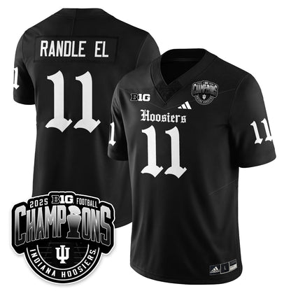 Indiana Hoosiers Gothic Vapor Limited Football Jersey - Big 10 Champions - All Stitched