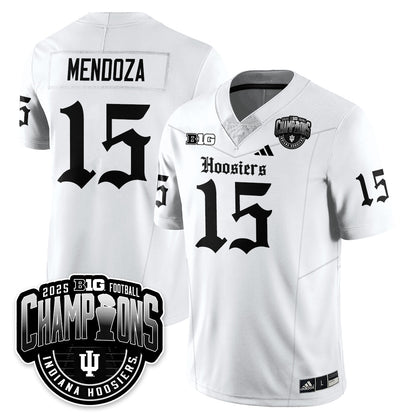 Indiana Hoosiers Gothic Vapor Limited Football Jersey - Big 10 Champions - All Stitched