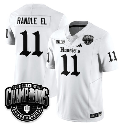 Indiana Hoosiers Gothic Vapor Limited Football Jersey - Big 10 Champions - All Stitched