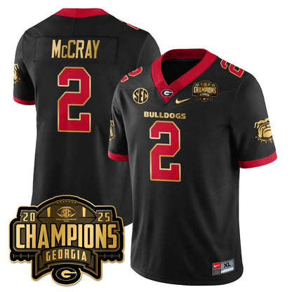 UGA Vapor Limited Jersey - SEC Football Champions - All Stitched